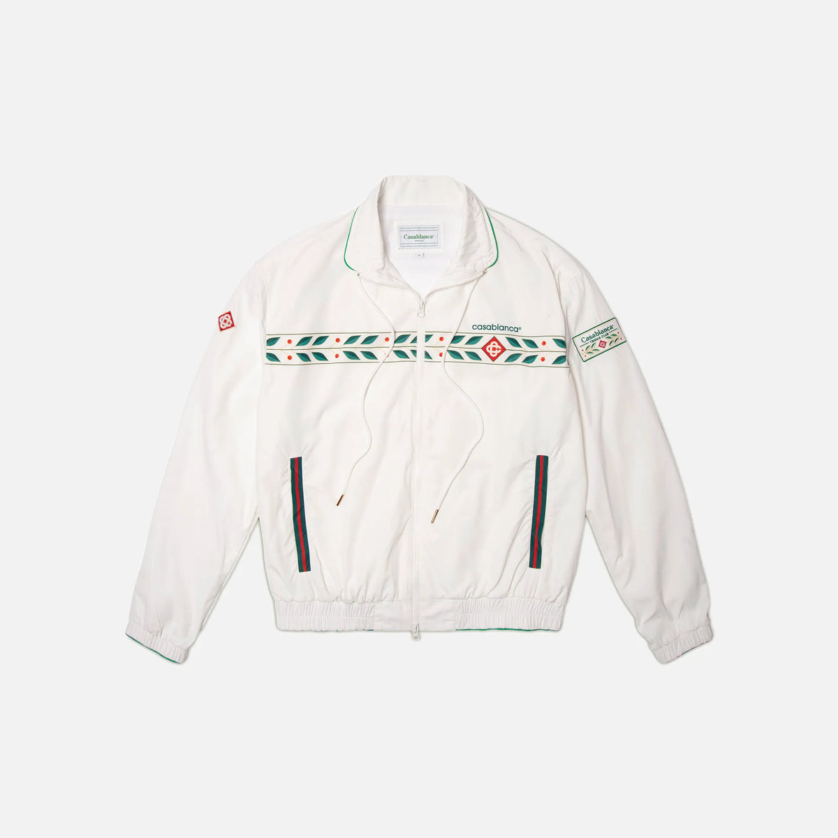 Casablanca Sport Tracksuit Top - White