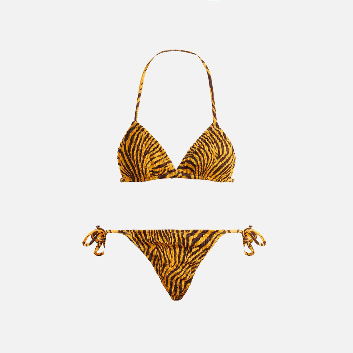 Reina Olga Concetta Bikini - Tiger Seersucker