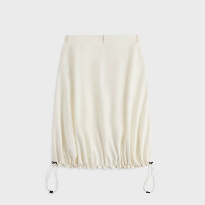 Coperni Technical Tailored Balloon Skirt - White