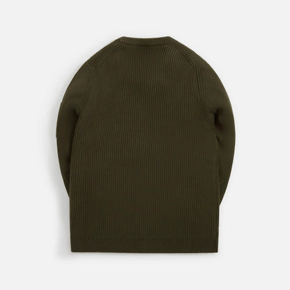 C.P. Company Full Rib Crew Neck Jumper - Ivy Green