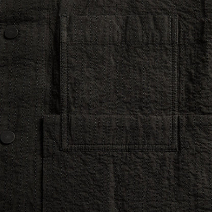 Craig Green Embroidered Line Stitch Worker Jacket - Black