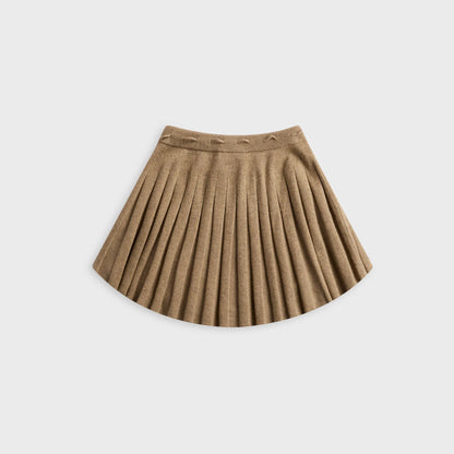 GUIZIO Cable Knit Mini skirt - Warm Taupe