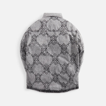 Daily Paper Rahul Long Sleeve Shirt - Mid Grey