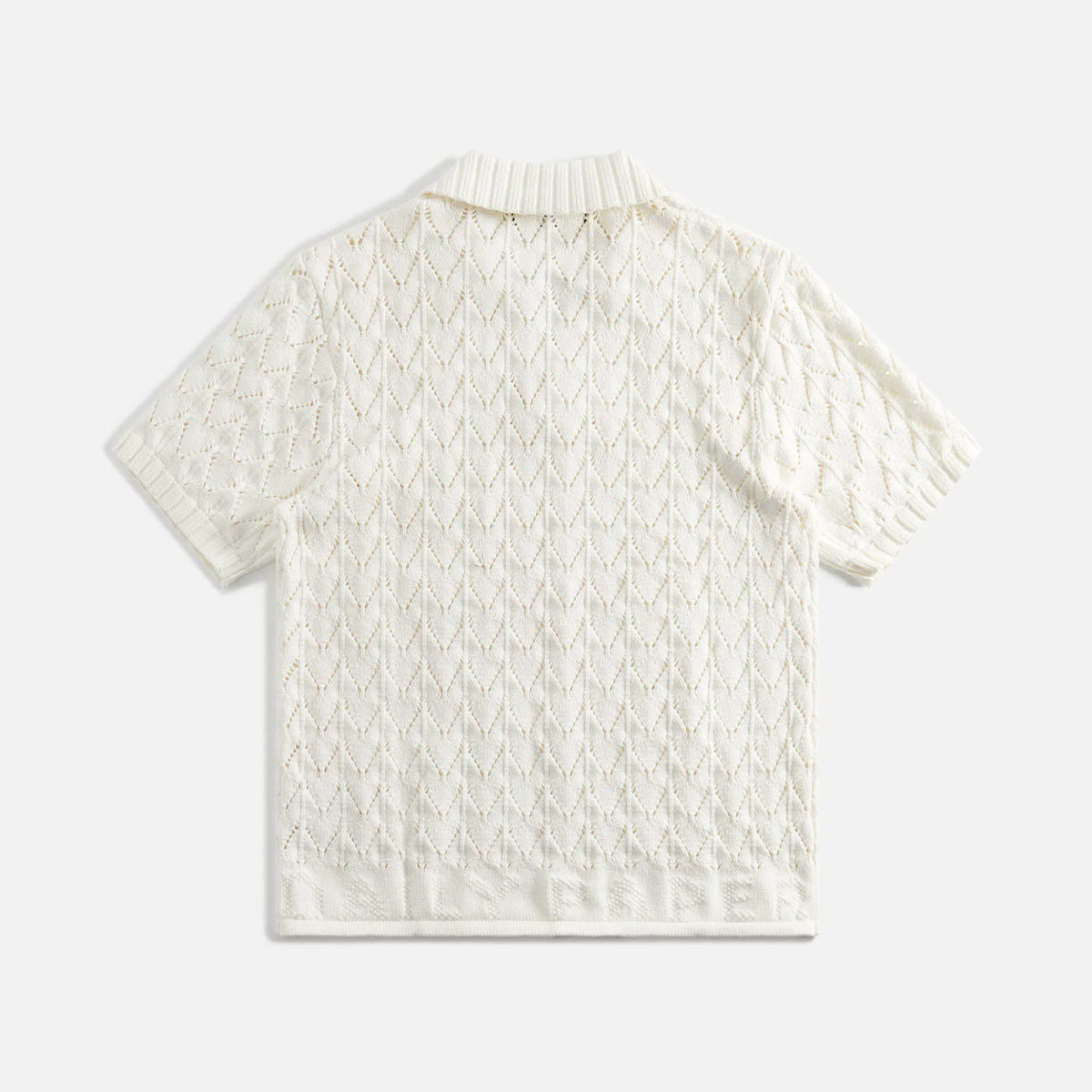 Daily Paper Yinka Relaxed Knit Polo - White