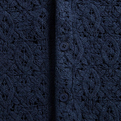 Daily Paper Lace Shield Shirt - Martime Blue