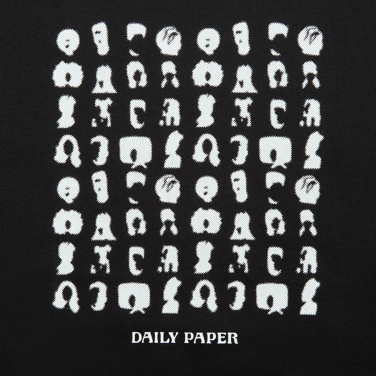 Daily Paper Hair Grid Tee - Black