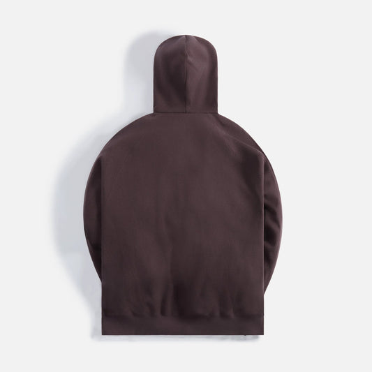 Essentials Heavy Waffle Raglan Hoodie - Plum
