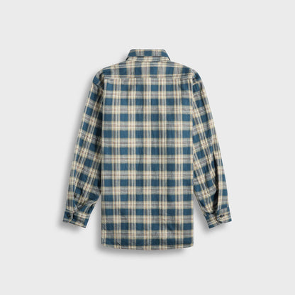 Engineered Garments Work Plaid Jacquard Shirt - Navy