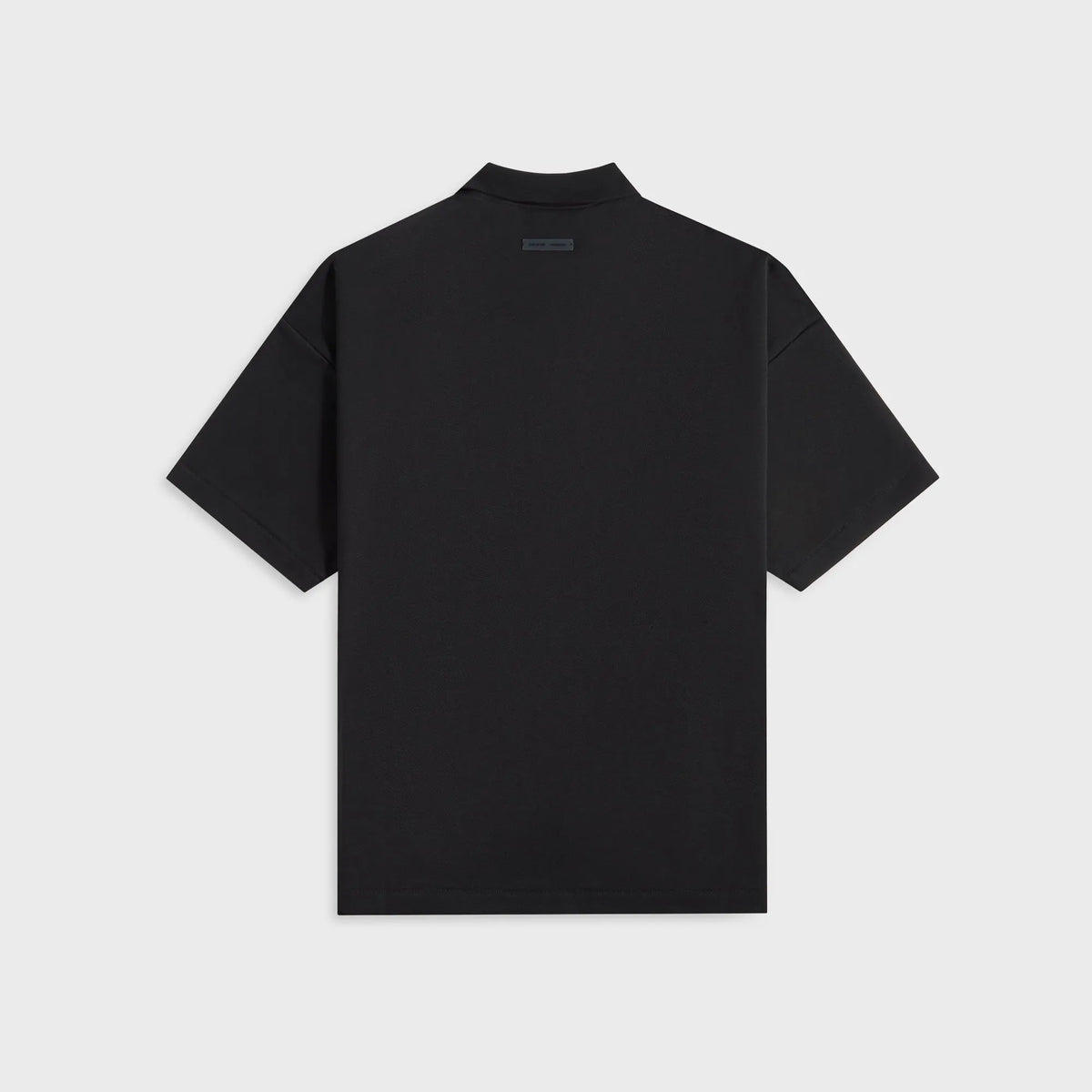 Essentials 90S Fit Pique Polo - Jet Black