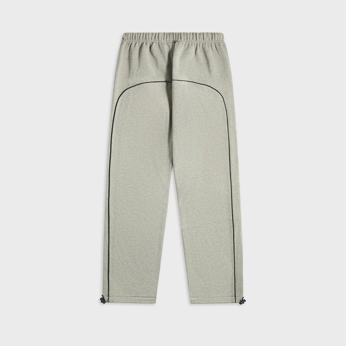 Essentials Relaxed Fleece Sweatpant With Piping - Concrete Heather / Black