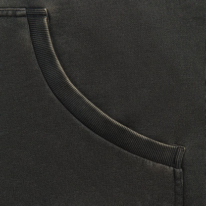 Entire Studios Full Zip - Washed Black