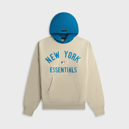 Essentials Mets Sport Hoodie - Heather Stone / Black