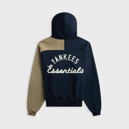 Essentials Yankees Raglan Half Zip Sport Hoodie - Dark Sapphire / Overland