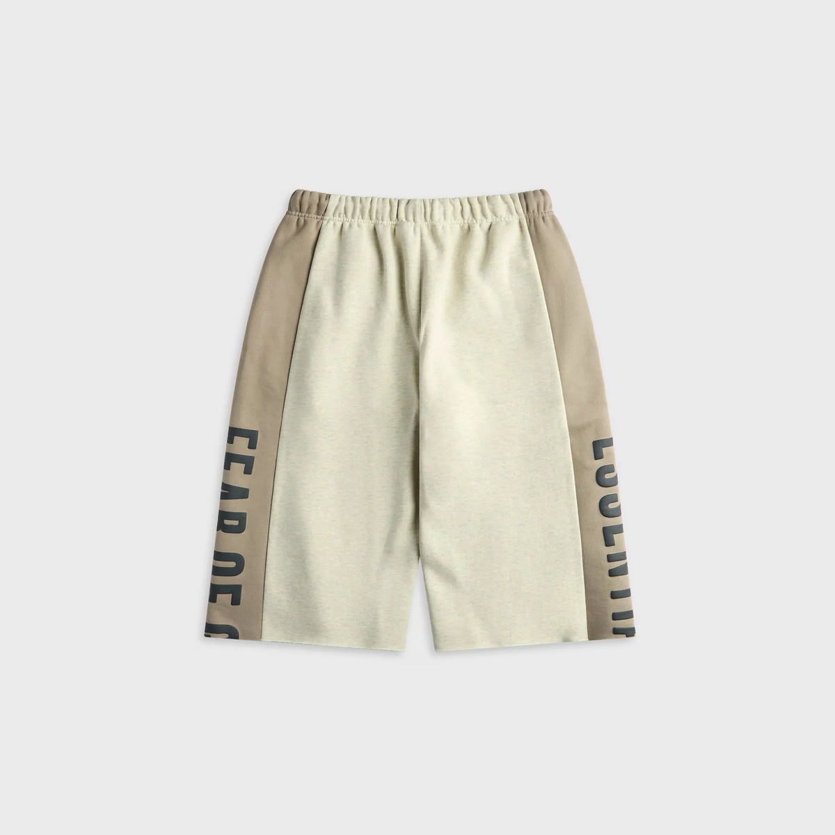 Essentials Paneled Raw Cut Off Sweatpant - Vanilla Heather / Seal
