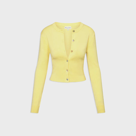 Frankies Bikinis Sundae Knit Cardigan - Honeycomb