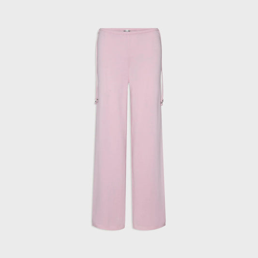 Frankies Bikinis Breeze Knit Pant - Strawberries / Cream