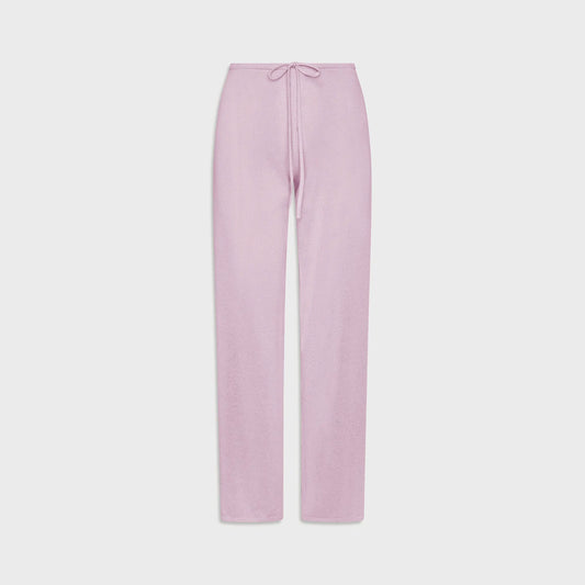 Frankies Bikinis Ela Knit Pant - Pink Cloud