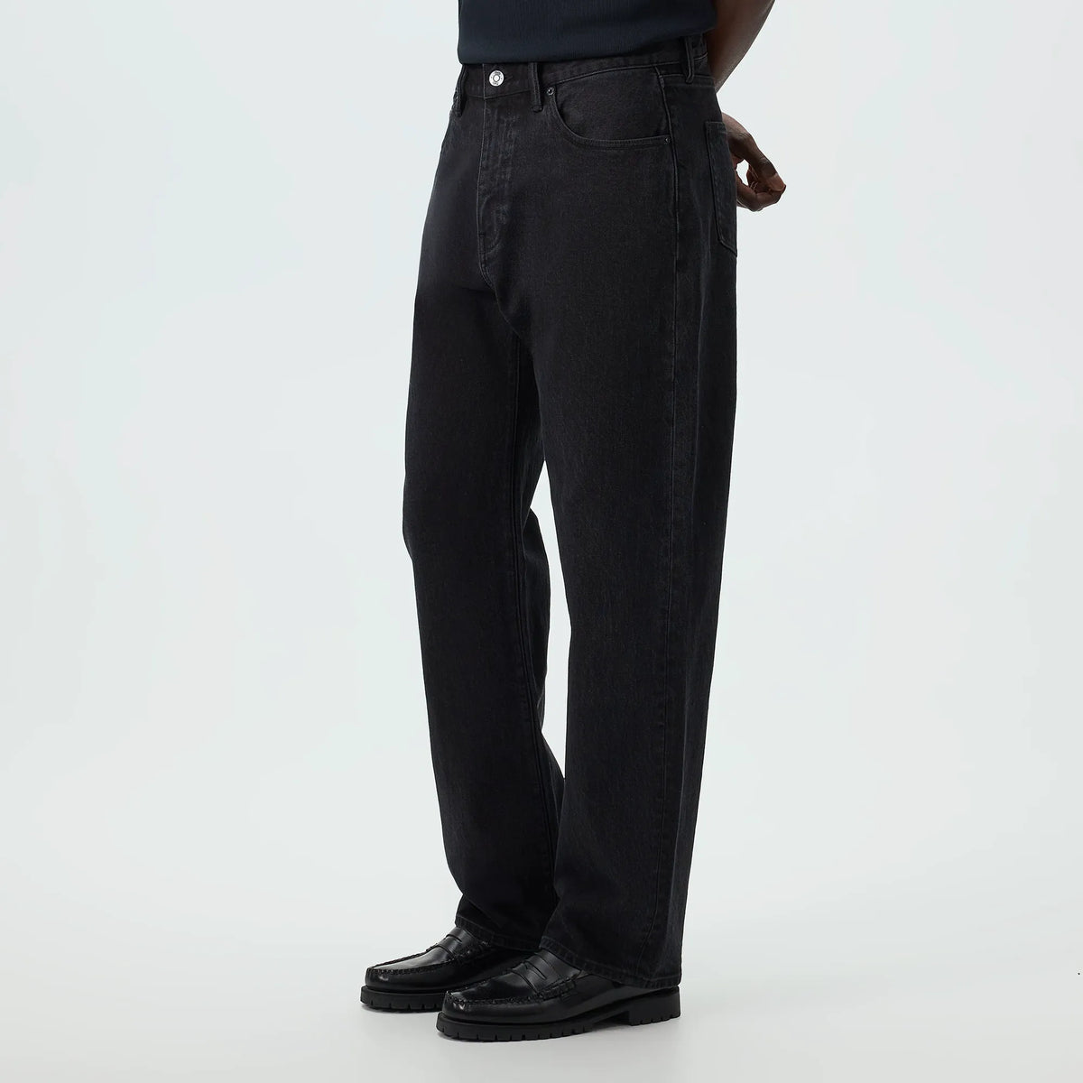 Kith Centre Straight Jeans - Black