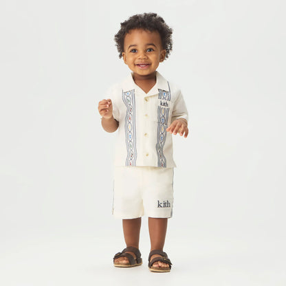 Kith Baby Novelty Embroidered Thompson Short - Silk
