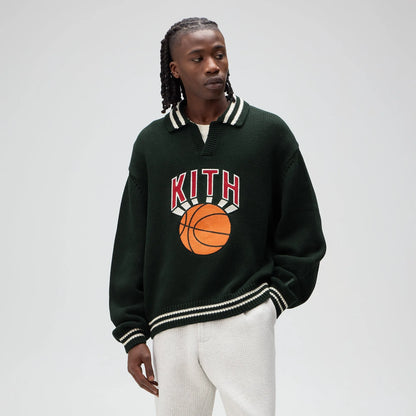 Kith for the New York Knicks Nelson Rugby Sweater - Stadium