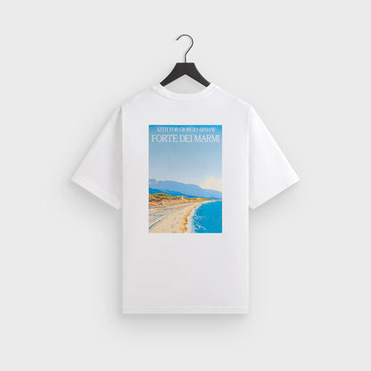 Giorgio Armani & Kith Forte dei Marmi Tee - White