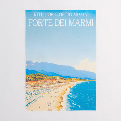 Giorgio Armani & Kith Forte dei Marmi Tee - White