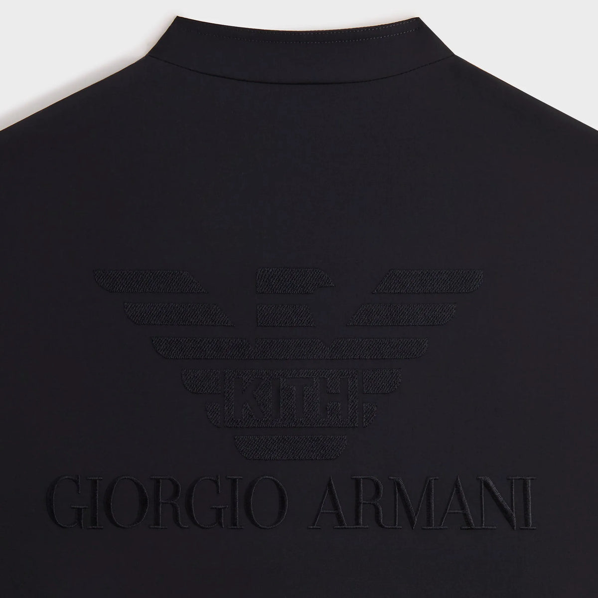 Giorgio Armani & Kith Collarless Bomber Jacket - Admiral
