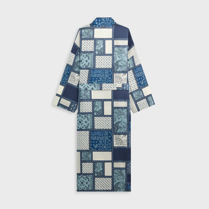 Giorgio Armani & Kith Women Hammered Silk Kimono - Nocturnal