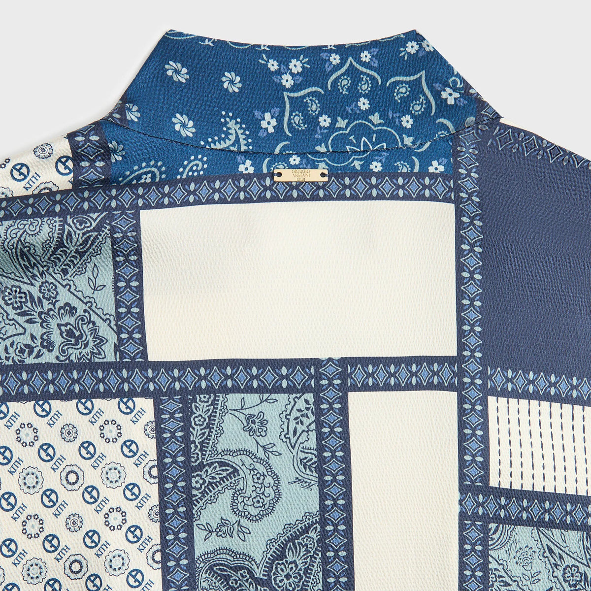 Giorgio Armani & Kith Women Hammered Silk Kimono - Nocturnal
