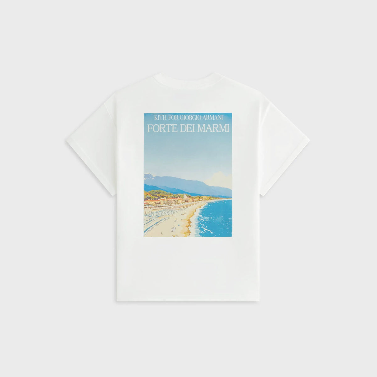 Giorgio Armani & Kith Women Forte Dei Marmi Mulberry Tee - White