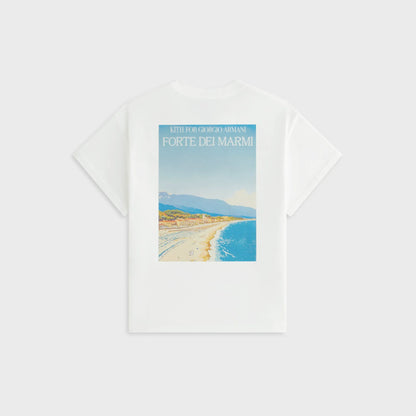 Giorgio Armani & Kith Women Forte Dei Marmi Mulberry Tee - White