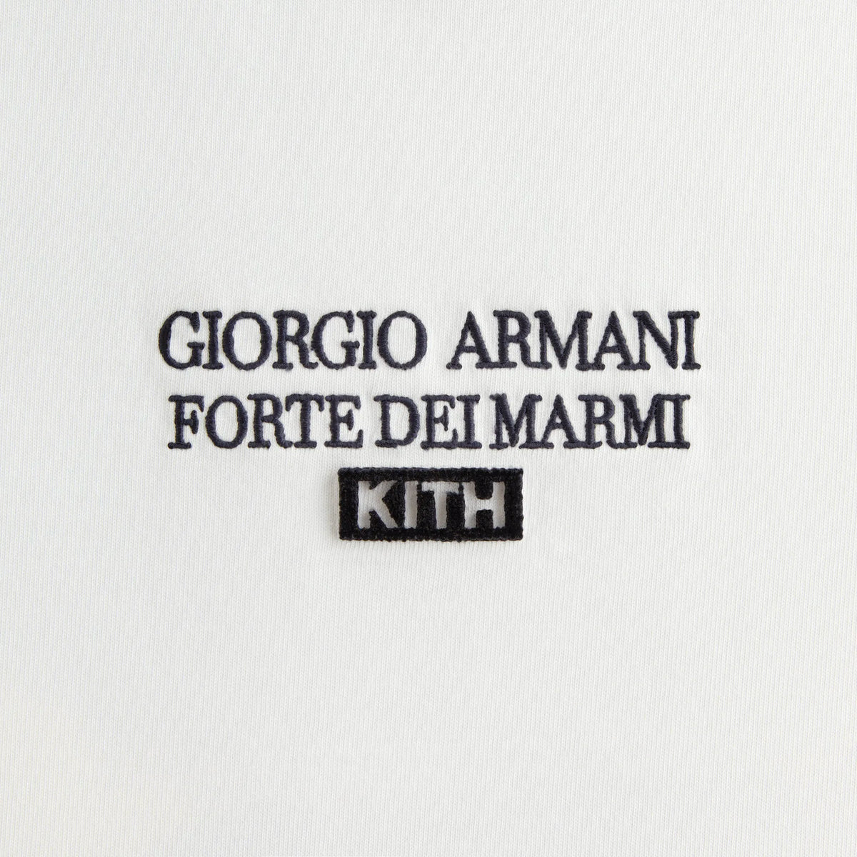 Giorgio Armani & Kith Women Forte Dei Marmi Mulberry Tee - White