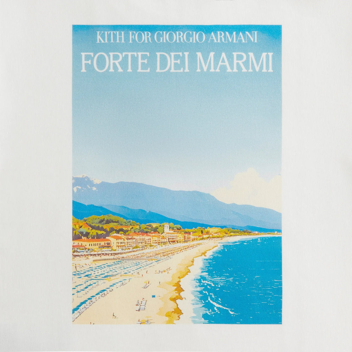 Giorgio Armani & Kith Women Forte Dei Marmi Mulberry Tee - White