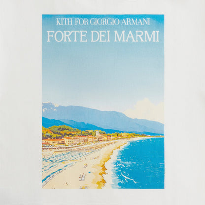 Giorgio Armani & Kith Women Forte Dei Marmi Mulberry Tee - White