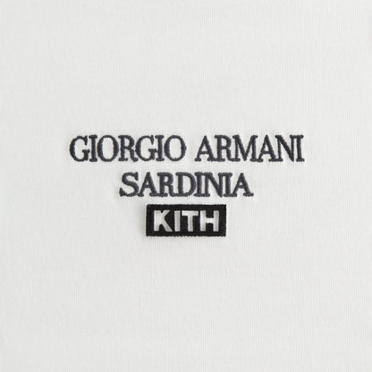 Giorgio Armani & Kith Women Sardinia Mulberry Tee - White