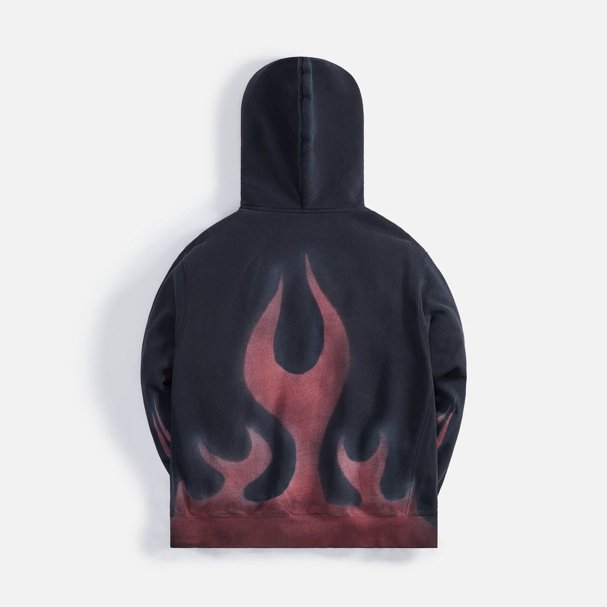 Heron Preston Times Flames Hoodie - Black Red
