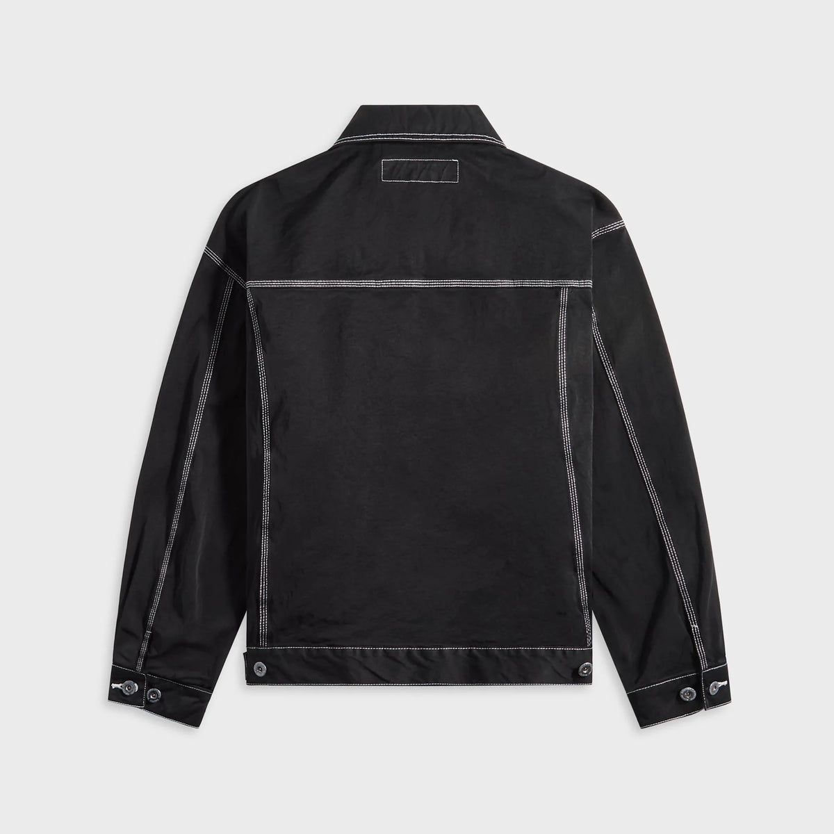 CDG Homme Top Stitch Trucker Jacket - Black