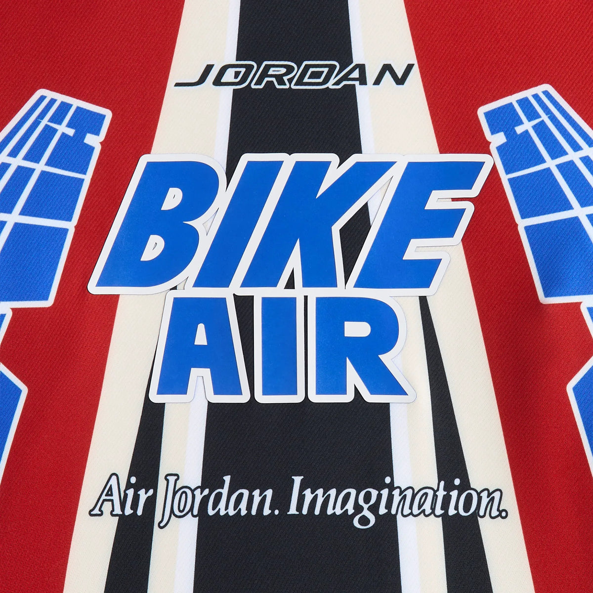 Jordan x Nigel Sylvester Bike Air Jersey - Cinnabar / Black / Lyon Blue