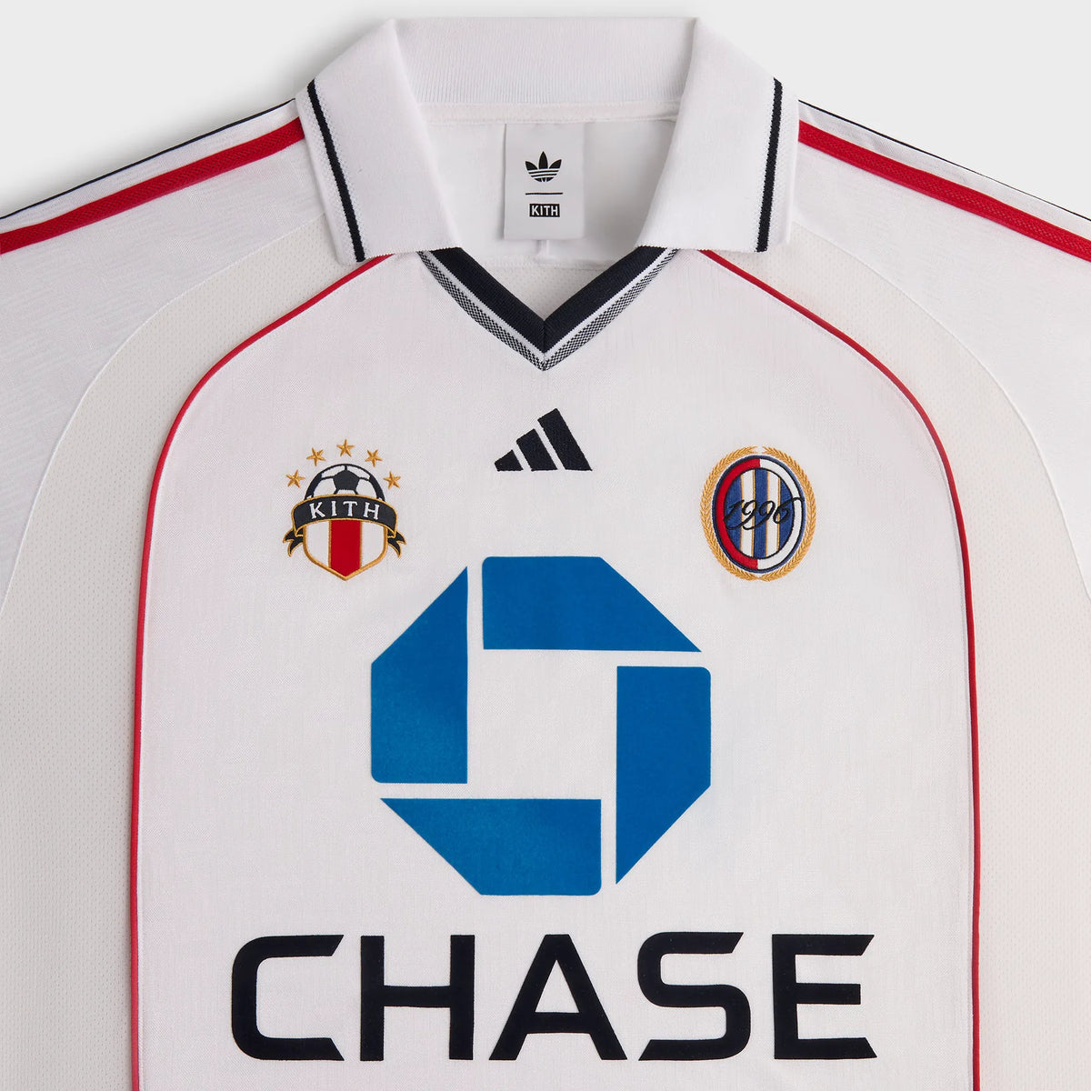 Kith for adidas Football Chase Long Sleeve Jersey - White