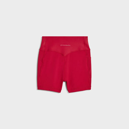 adidas x Entire Studios Optime Short Training Legging - Active Maroon