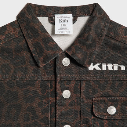 Kith Baby Leopard Alonzo Denim Jacket - Incognito