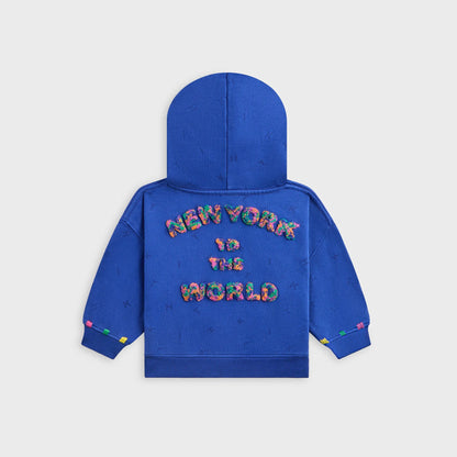 Kith Baby Monogram Chenille Nelson Hoodie - Cyclone