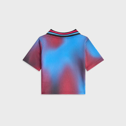 Kith Baby Wavy Ombre Edison Soccer Polo - Black