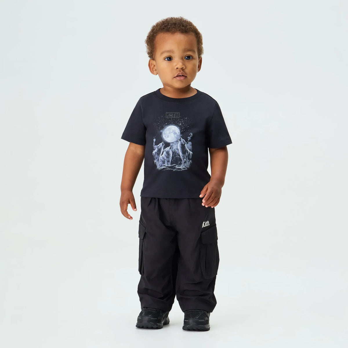 Kith Baby Coyote Short Sleeve Tee - Black