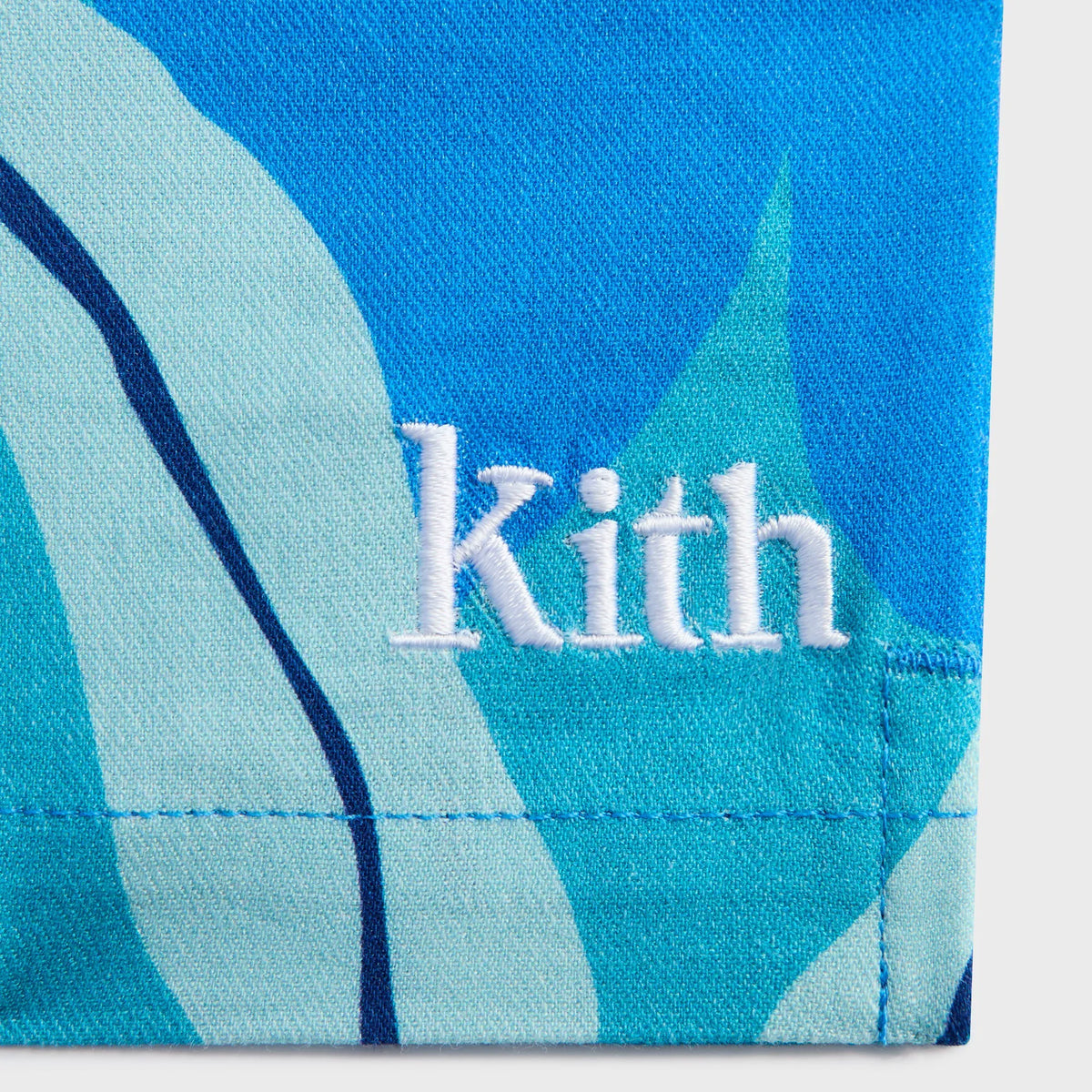 Kith Baby Abstract Tropical Thompson Camp Short - Turquoise