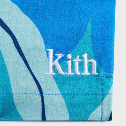 Kith Baby Abstract Tropical Thompson Camp Short - Turquoise