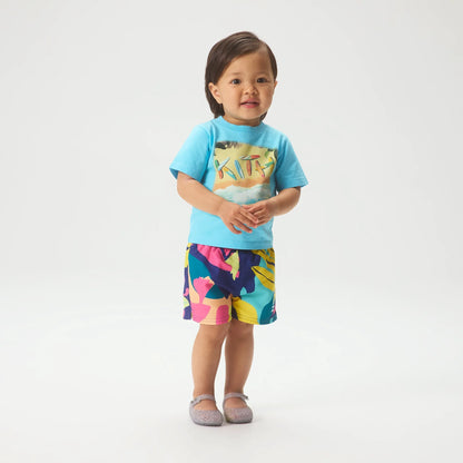 Kith Baby Abstract Tropical Kai Swim Trunk - Multi