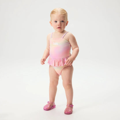 Kith Baby Textured Ruffle One-Piece Suit - Bubble