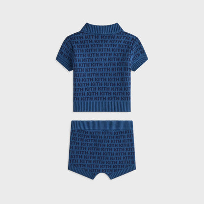 Kith Baby Monogram Polo Set - Torpedo