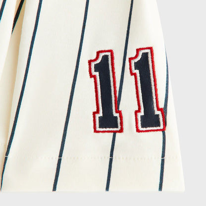 Kith Baby Pinstripe Baseball Dress Bloomer Set - Silk